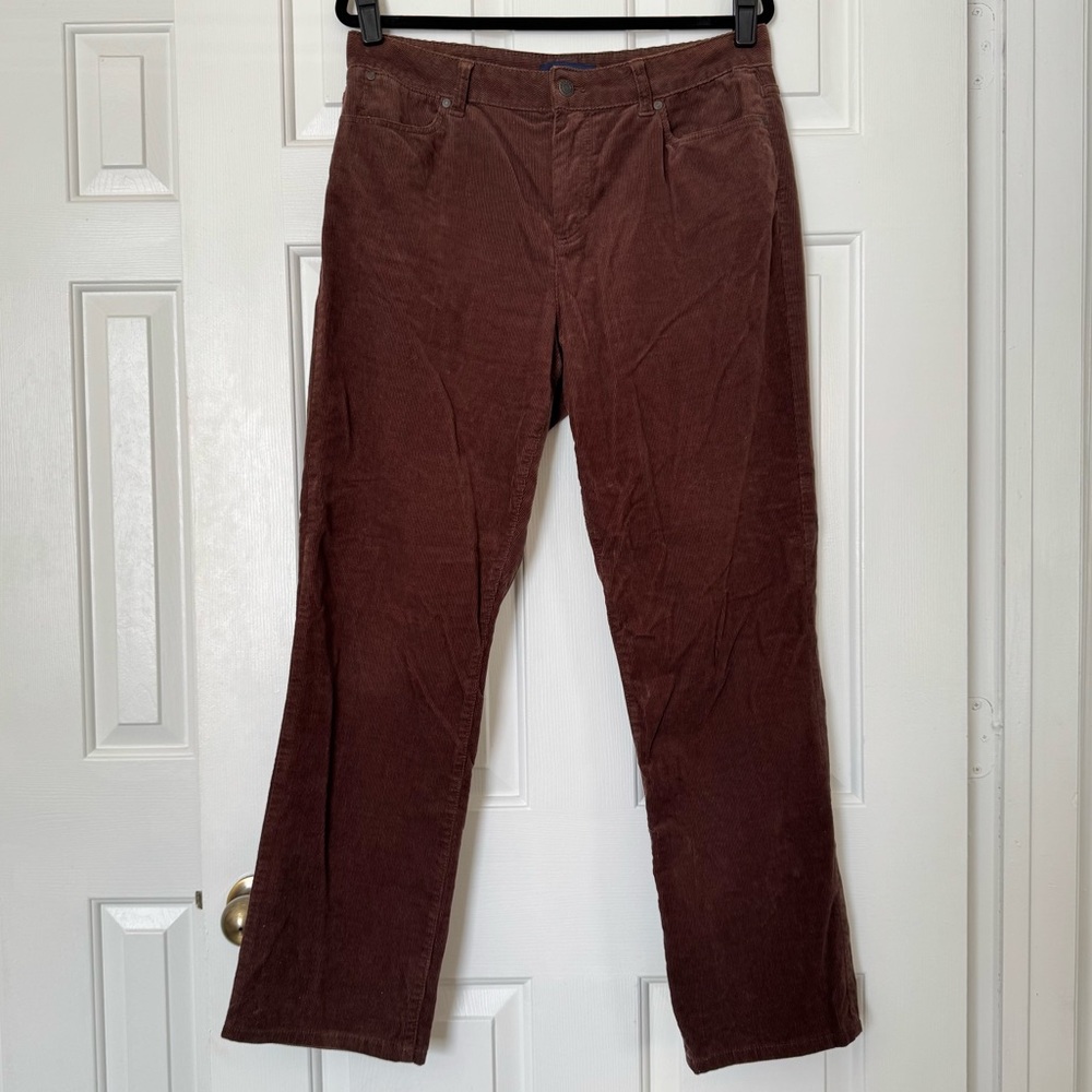 Talbots Dark Brown Corduroy Pants